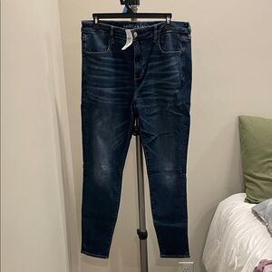 American Eagle Outfitters Dark Blue Skinny Jeans